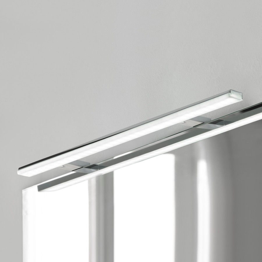 Lampes D'Interieur Ebir | Applique Miroir Led Pandora E, 80,8 Cm Chrome
