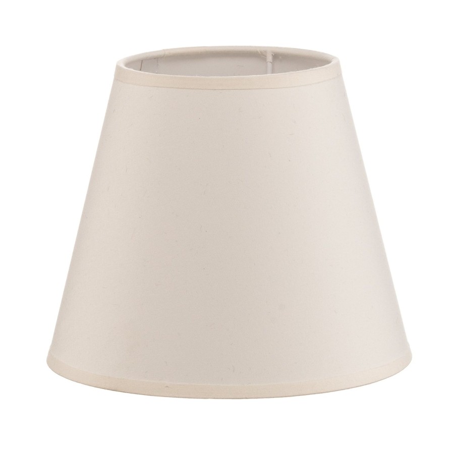 Lampes D'Interieur Duolla | Abat-Jour Sofia Hauteur 15,5 Cm, Ecru/Blanc Ecru, Blanc