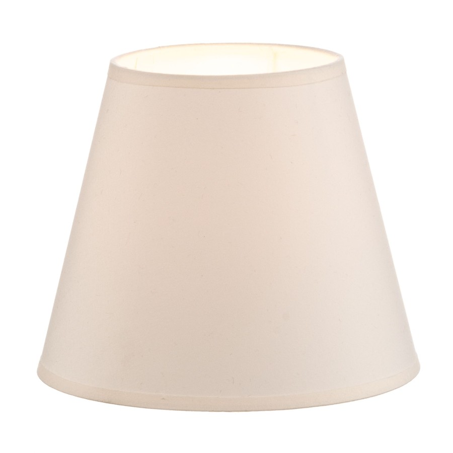 Lampes D'Interieur Duolla | Abat-Jour Sofia Hauteur 15,5 Cm, Ecru/Blanc Ecru, Blanc