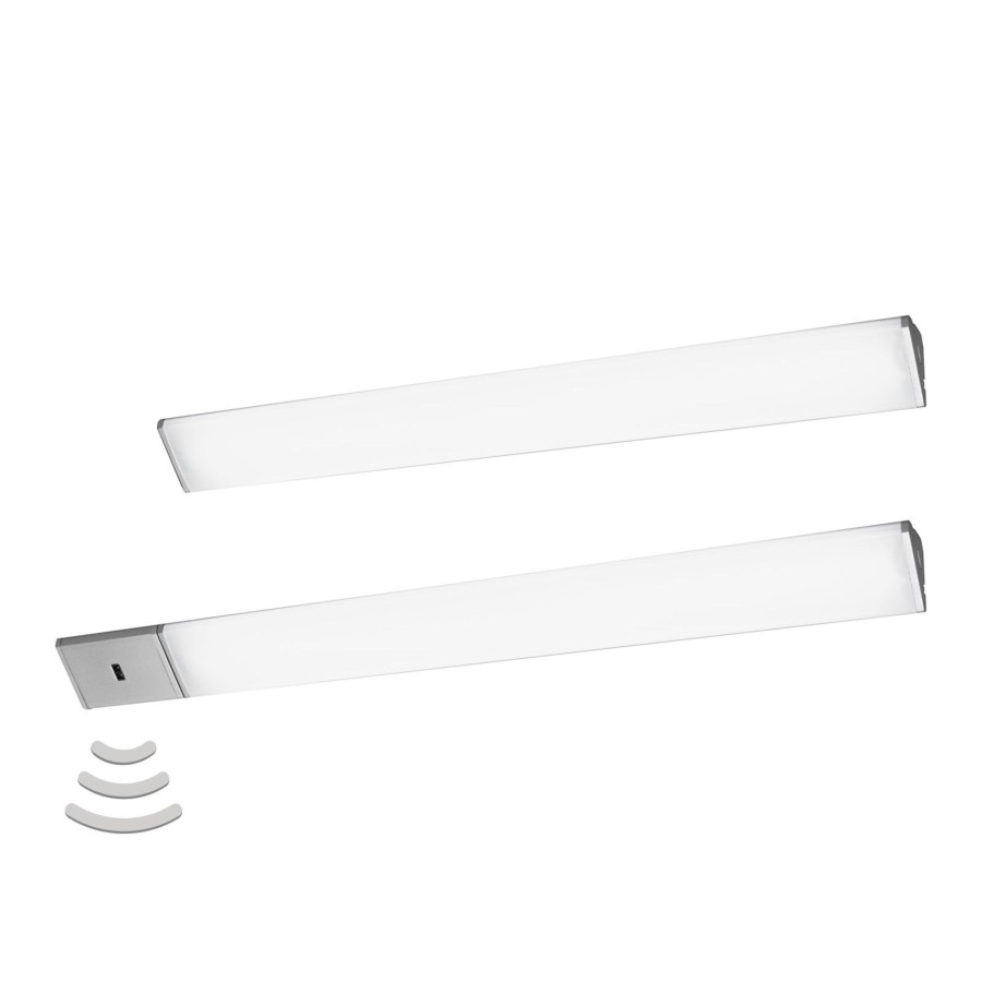 Lampes D'Interieur LEDVANCE | Ledvance Cabinet Corner 2 Lampes Sous Meuble 35 Cm Gris, Blanc