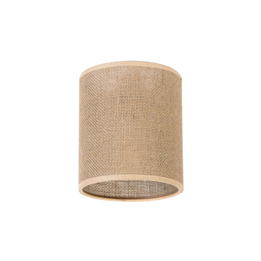 Lampes D'Interieur BRITOP | Abat-Jour Jute O 13 Cm Hauteur 15 Cm Beige