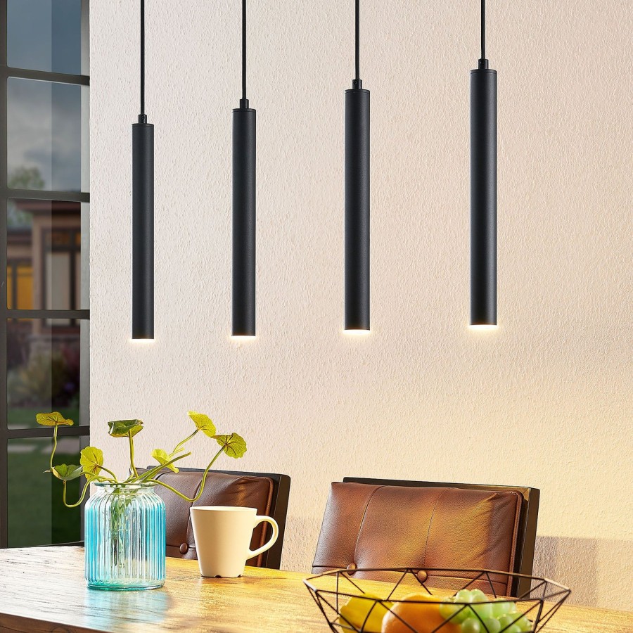 Lampes D'Interieur Arcchio | Arcchio Kammeron Suspension Led, E Noir