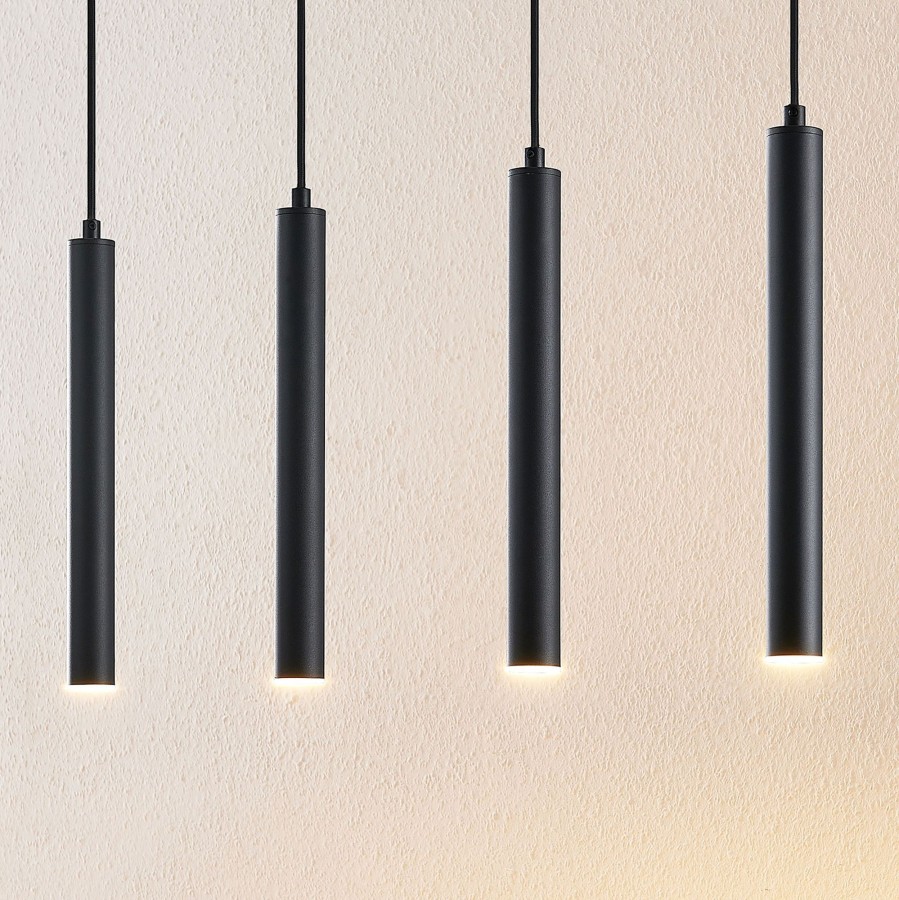 Lampes D'Interieur Arcchio | Arcchio Kammeron Suspension Led, E Noir