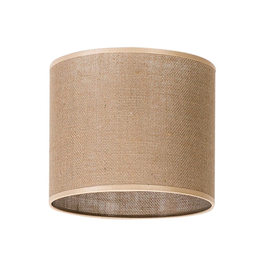 Lampes D'Interieur BRITOP | Abat-Jour Jute O 15 Cm Hauteur 15 Cm Beige