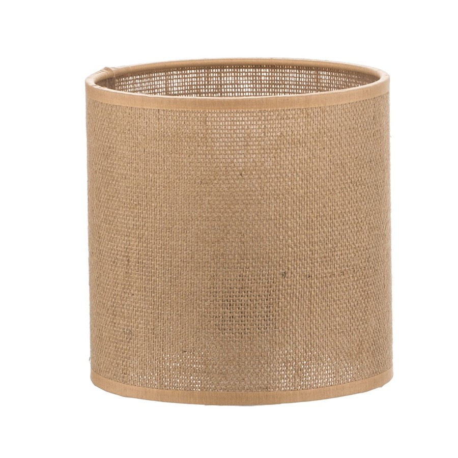 Lampes D'Interieur BRITOP | Abat-Jour Jute O 15 Cm Hauteur 15 Cm Beige