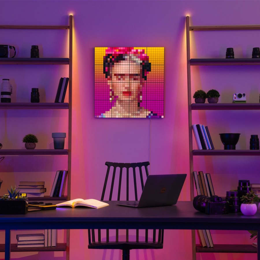 Lampes D'Interieur twinkly | Twinkly Rvb-Squares Ip20 X1 Extension Noir
