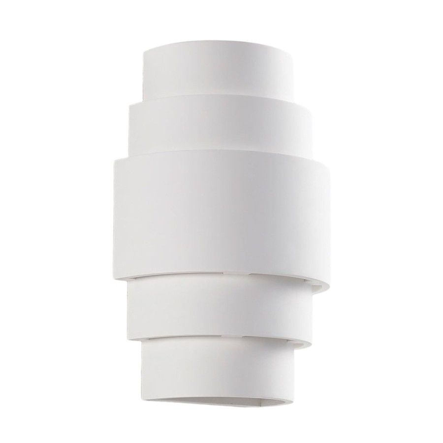 Lampes D'Interieur Lindby | Lindby Marit Applique En Platre, Plusieurs Niveaux Blanc