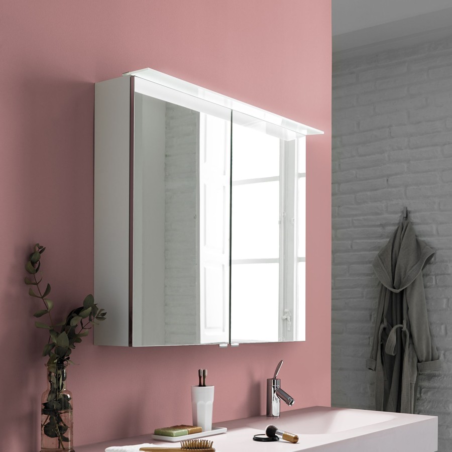 Lampes D'Interieur Ebir | Lampe Pour Meubles Led Adele, Largeur 100 Cm Blanc