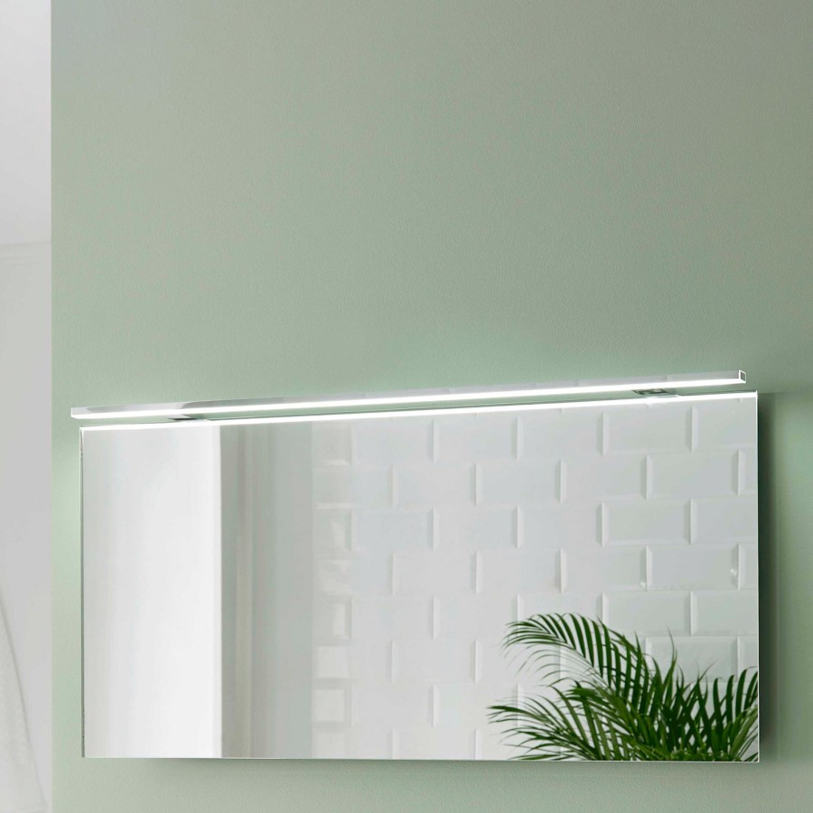 Lampes D'Interieur Ebir | Applique Pour Miroir Led Esther 2, E, 120 Cm Chrome
