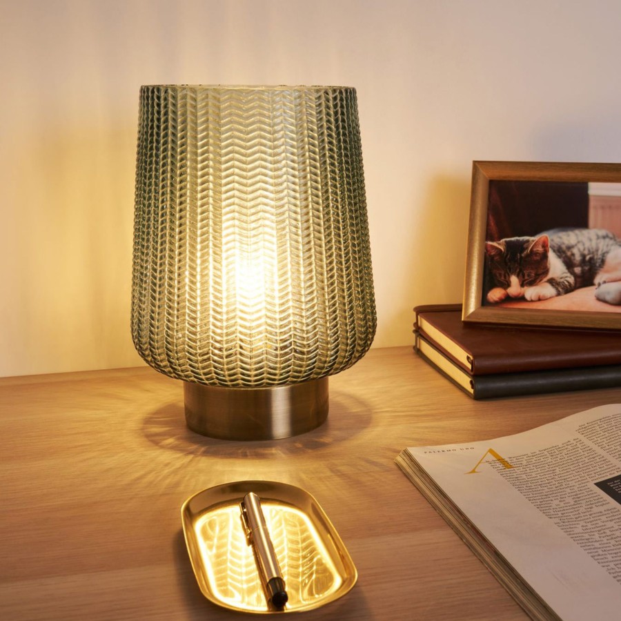Lampes D'Interieur Pauleen | Pauleen Pretty Glamour Led E27 Turquoise/Laiton Turquoise, Laiton
