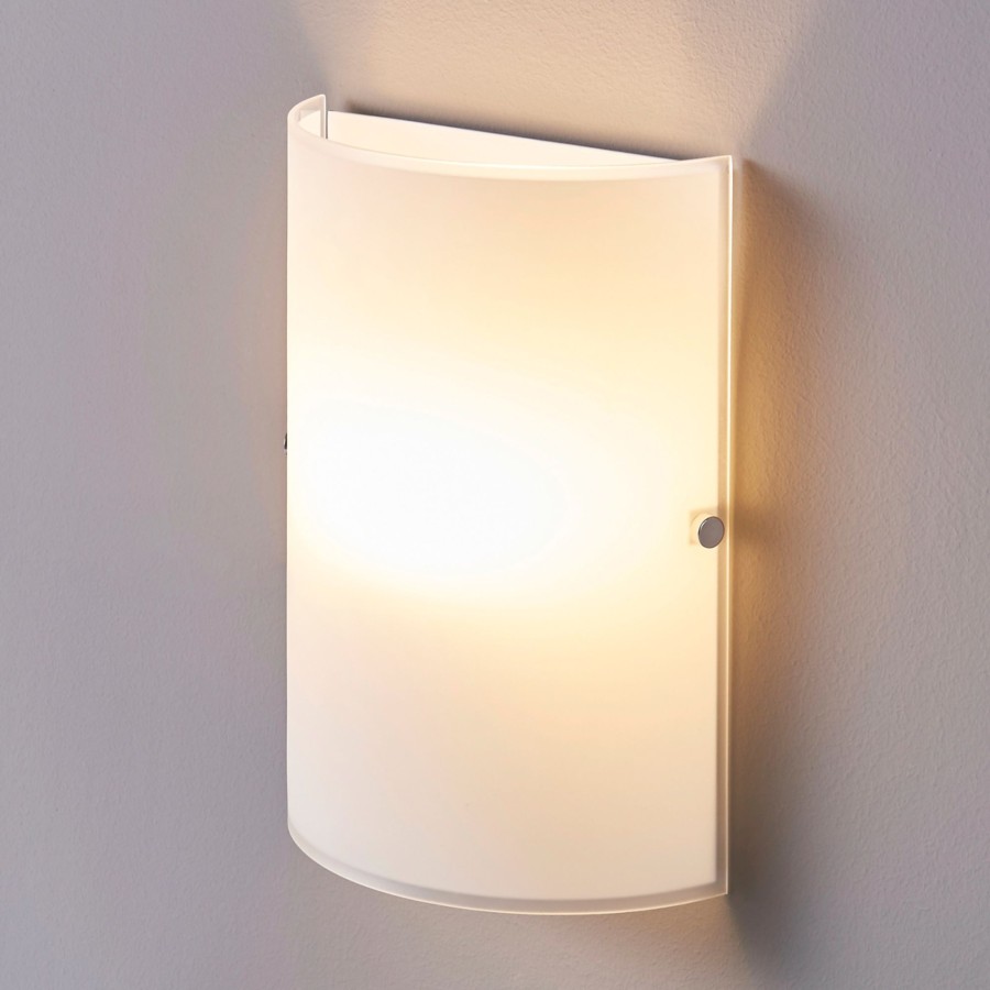 Lampes D'Interieur Lindby | Discrete Applique Giulia En Verre Givre