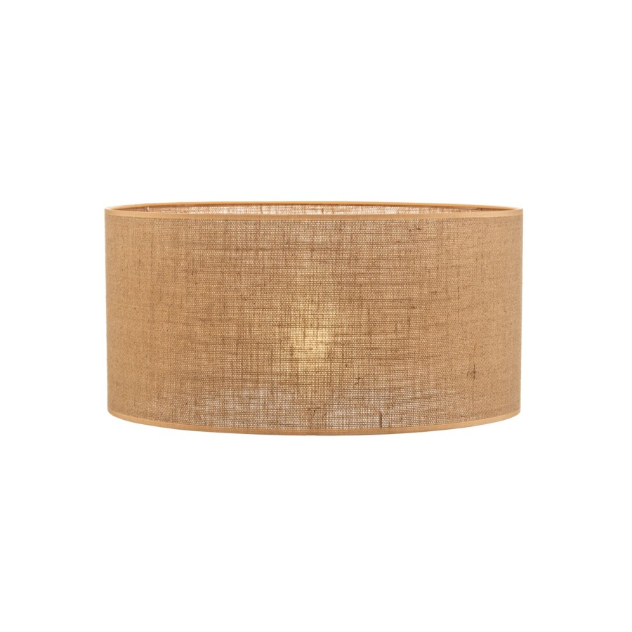 Lampes D'Interieur BRITOP | Abat-Jour Jute O 50 Cm Hauteur 24 Cm Beige