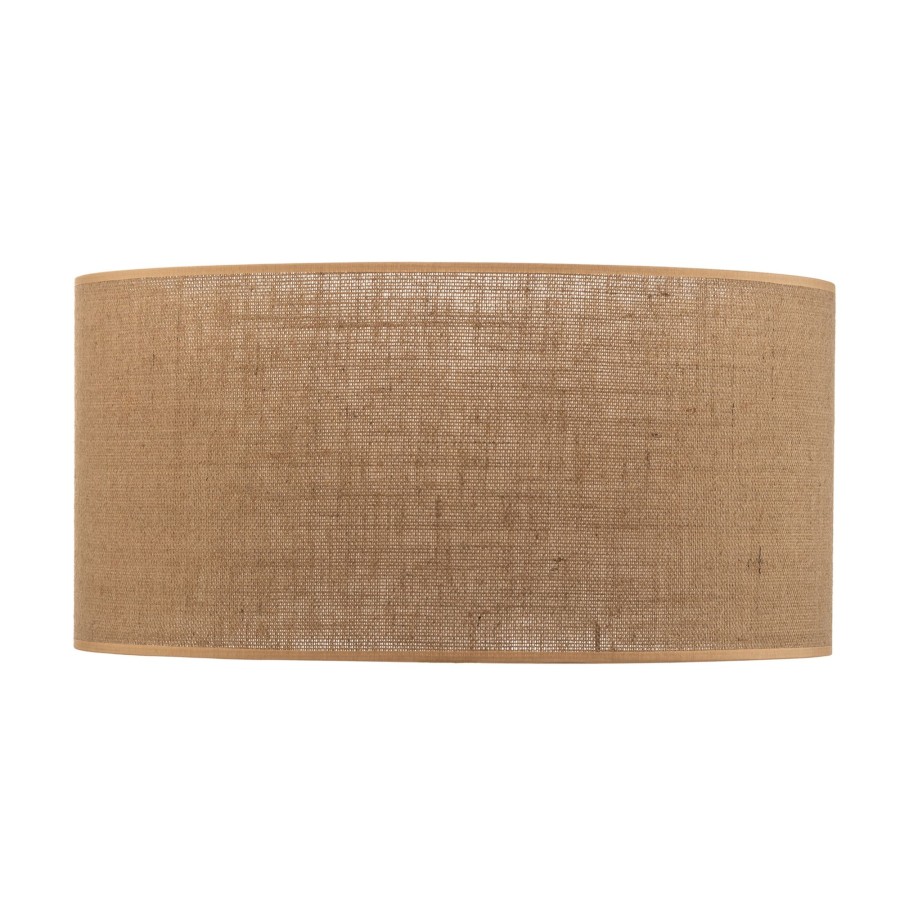 Lampes D'Interieur BRITOP | Abat-Jour Jute O 50 Cm Hauteur 24 Cm Beige