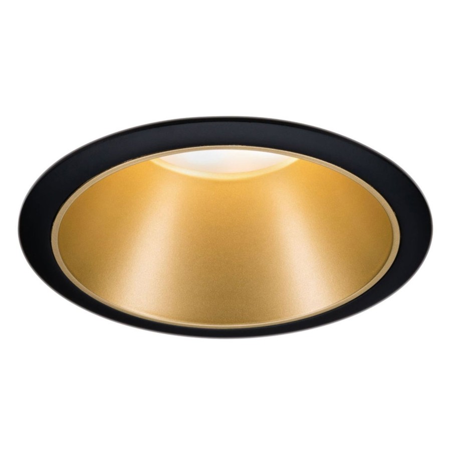 Lampes D'Interieur Paulmann | Paulmann Cole Spotlight Gu10, Noir/Dore Noir, Dore Mat