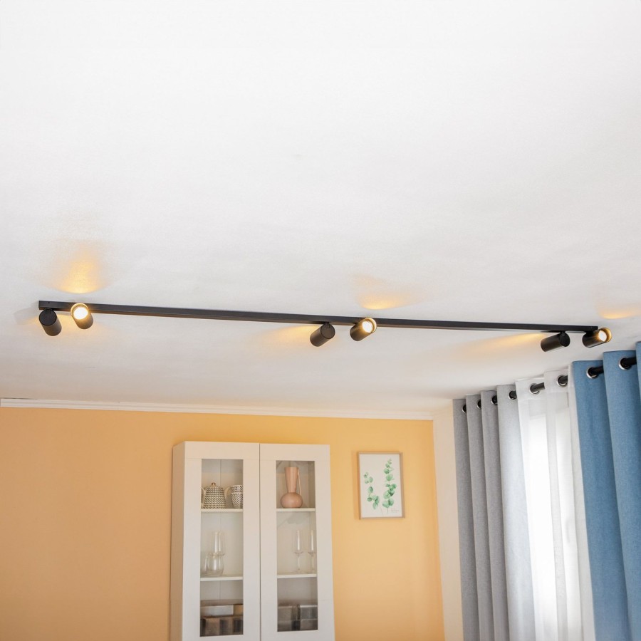 Lampes D'Interieur Nowodvorski Lighting | Spot Pour Plafond Mono Vi En , A 6 Lampes Noir