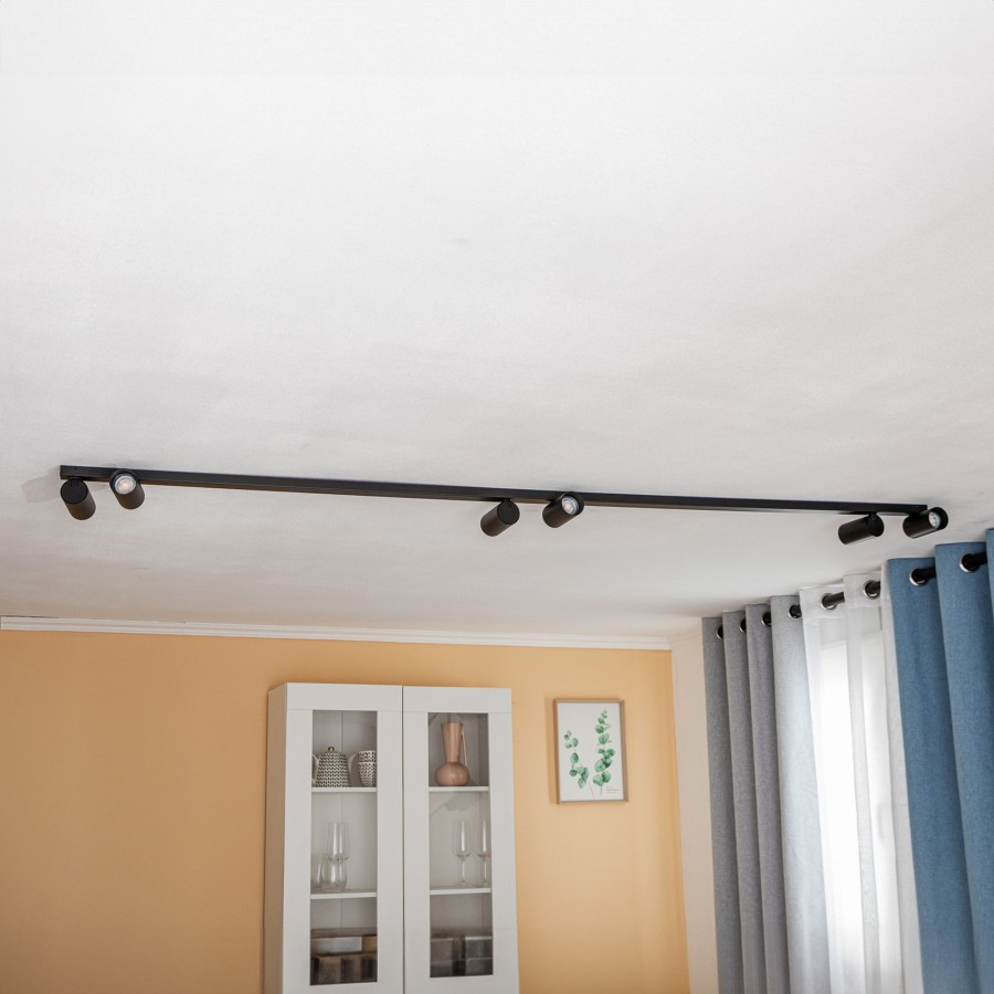 Lampes D'Interieur Nowodvorski Lighting | Spot Pour Plafond Mono Vi En , A 6 Lampes Noir