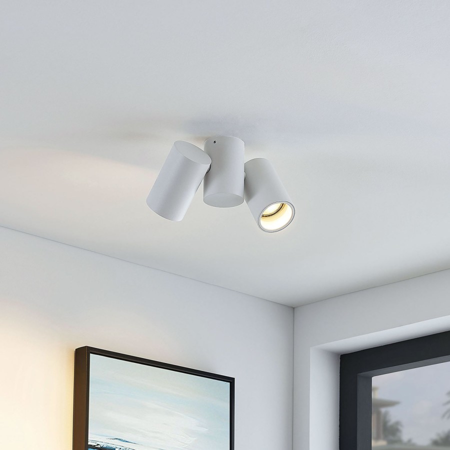 Lampes D'Interieur Arcchio | Plafonnier Gesina, 2 Lampes, Blanc