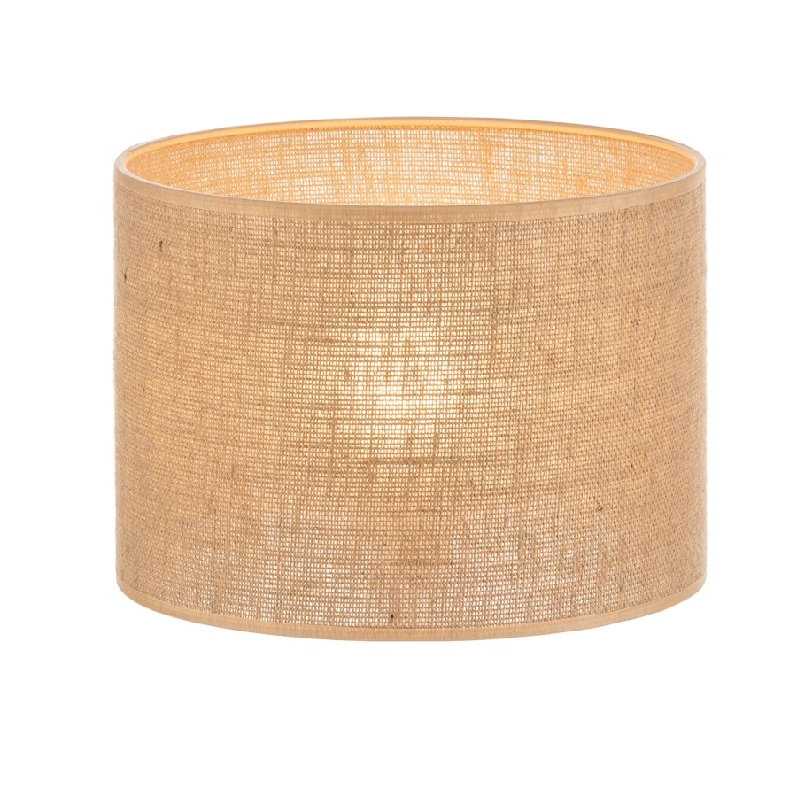 Lampes D'Interieur BRITOP | Abat-Jour Jute O 25 Cm Hauteur 18 Cm Beige