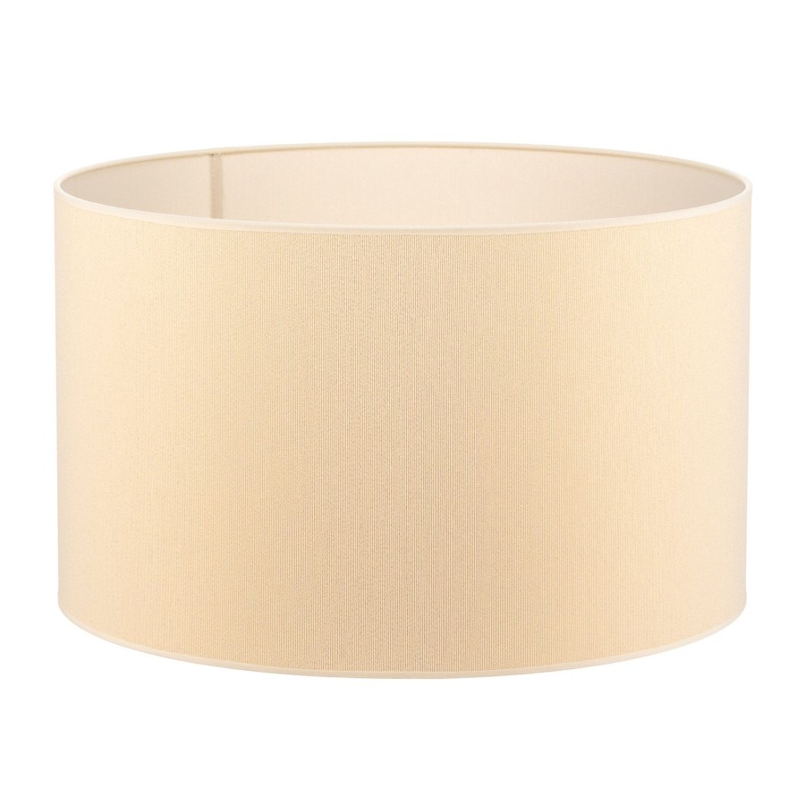 Lampes D'Interieur Duolla | Abat-Jour Roller O 50 Cm, Ecru/Dore Ecru, Rayures Dorees