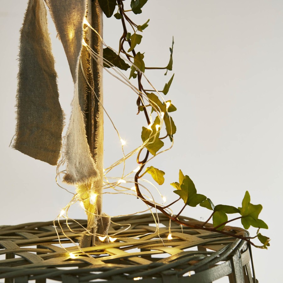 Lampes D'Interieur STAR TRADING | Bouquet Lumineux Led Dew Drops, Sur Piles Cuivre