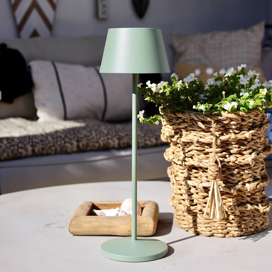 Lampes D'Interieur LOOM DESIGN | Loom Design Modi Luminaire De Terrasse, Vert-Gris