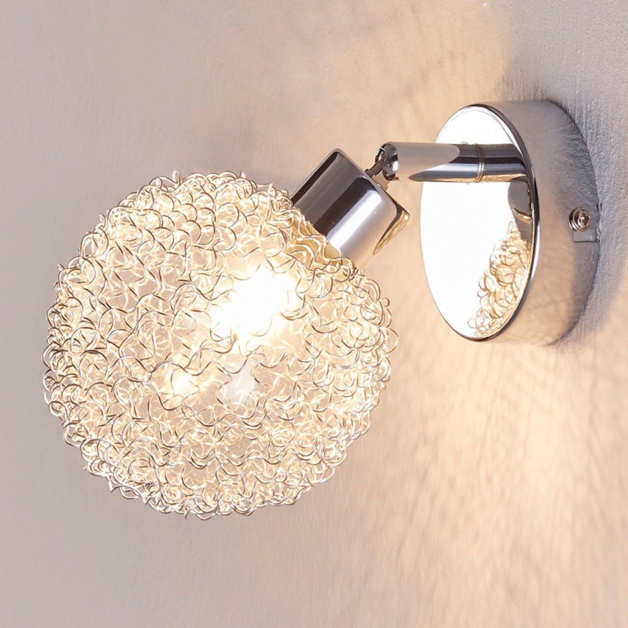 Lampes D'Interieur Lindby | Applique Ticino A 1 Lampe Argente, Chrome