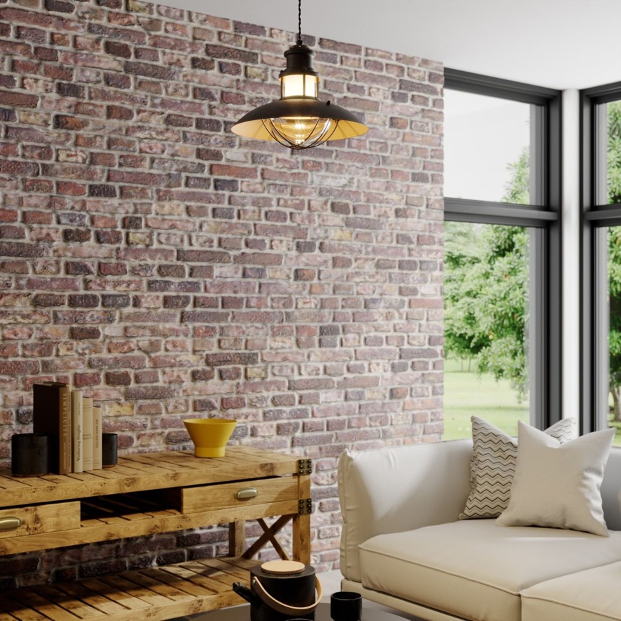 Lampes D'Interieur Lindby | Suspension Rustique Louisanne En Brun Brun, Transparent