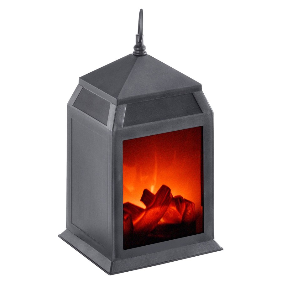 Lampes D'Interieur JUST LIGHT. | Lampe Deco Led Chimney, Portable, Largeur 15,8 Cm Noir