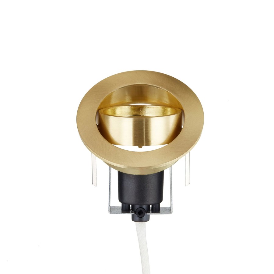 Lampes D'Interieur Lindby | Lindby Sunil Spot Encastrable, Dore Satine