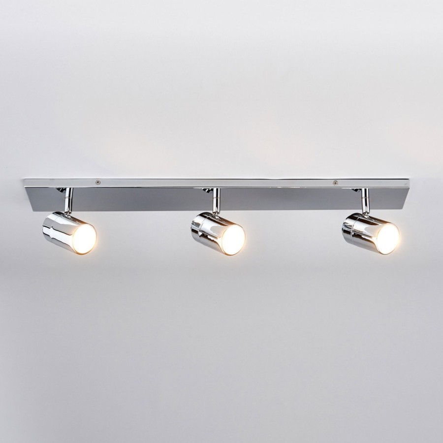 Lampes D'Interieur Lindby | Plafonnier Pour Salle De Bains Dejan A 3 Lampes Chrome