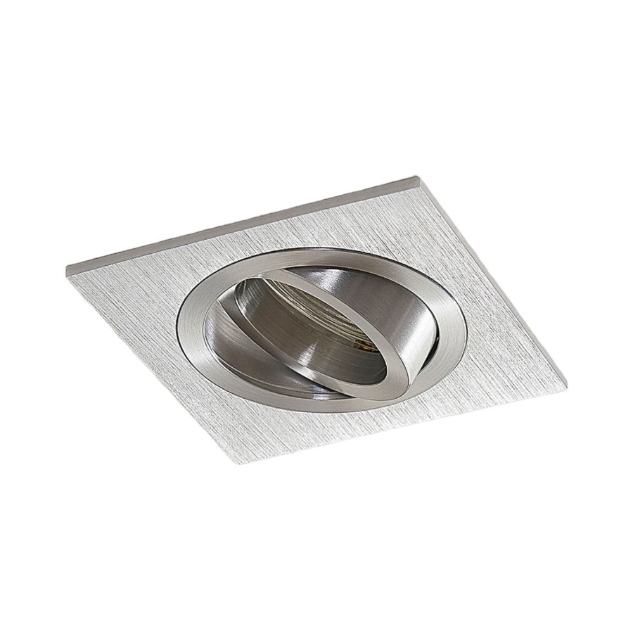 Lampes D'Interieur Arcchio | Spot Encastre Haute-Tension Jannis Aluminium Brosse