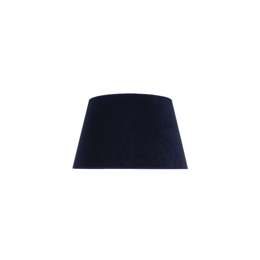Lampes D'Interieur Duolla | Abat-Jour Cone Hauteur 18 Cm, Bleu Fonce/Dore Bleu Fonce, Dore