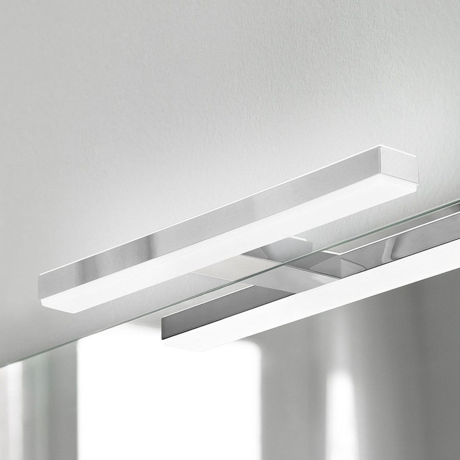 Lampes D'Interieur Ebir | Applique Miroir Led Veronica, 30 Cm, E Chrome