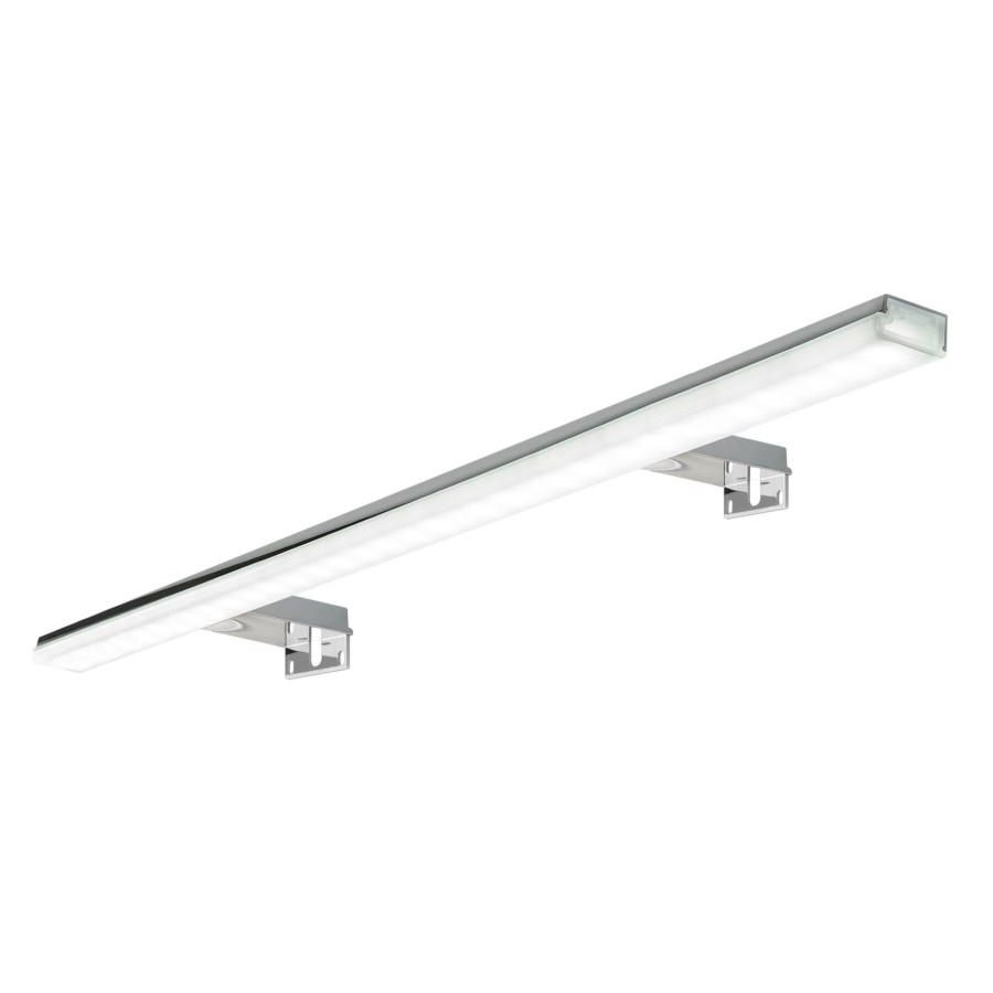 Lampes D'Interieur Ebir | Applique Miroir Led Pandora E, 100,8 Cm Chrome