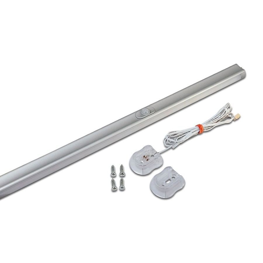 Lampes D'Interieur Hera | Lampe Tringle Led Avec Capteur, 120 Cm Chrome Mat