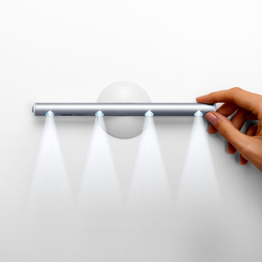 Lampes D'Interieur LEDVANCE | Ledvance Ledstixx Tube Lumineux Pour Mur Ou Table Argente
