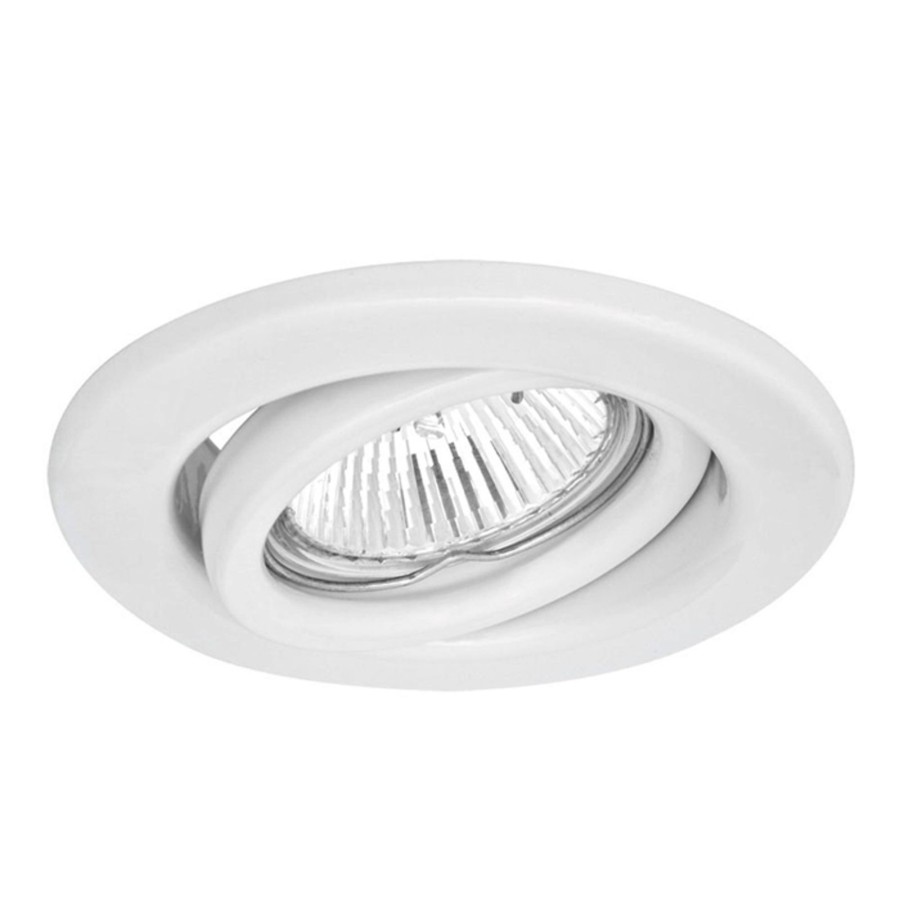 Lampes D'Interieur Pferdekaemper | Spot Encastrable A Basse Tension Soke Blanc