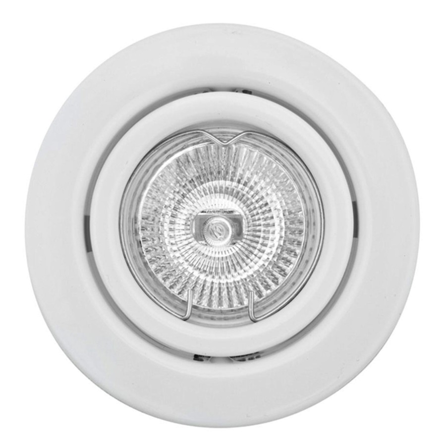 Lampes D'Interieur Pferdekaemper | Spot Encastrable A Basse Tension Soke Blanc